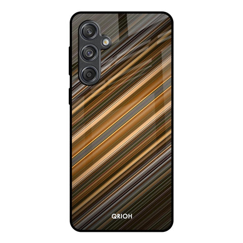 Diagonal Slash Pattern Samsung Galaxy M55 5G Glass Back Cover Online