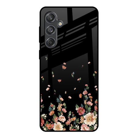 Floating Floral Print Samsung Galaxy M55 5G Glass Back Cover Online