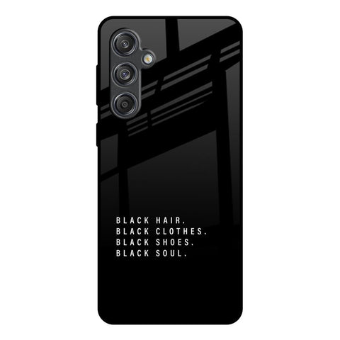Black Soul Samsung Galaxy M55 5G Glass Back Cover Online