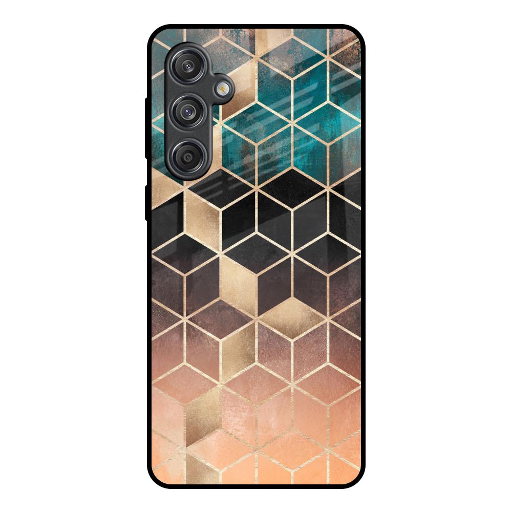 Bronze Texture Samsung Galaxy M55 5G Glass Back Cover Online