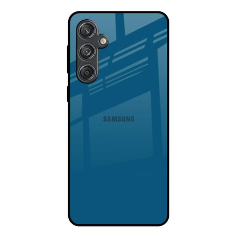 Cobalt Blue Samsung Galaxy M55 5G Glass Back Cover Online