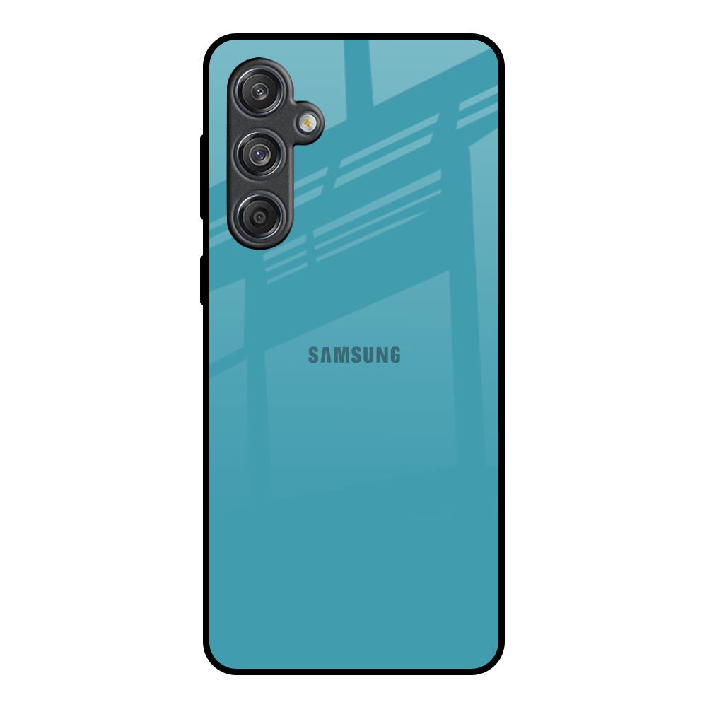 Oceanic Turquiose Samsung Galaxy M55 5G Glass Back Cover Online