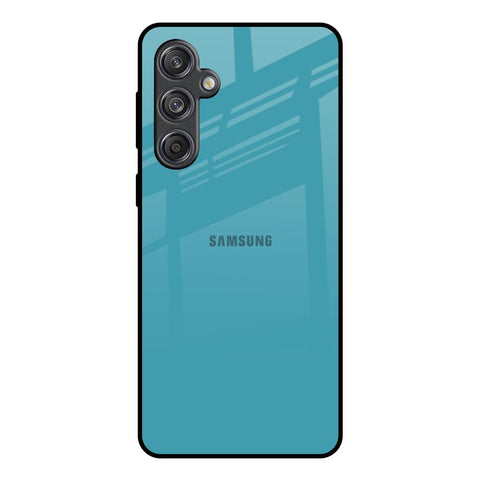 Oceanic Turquiose Samsung Galaxy M55 5G Glass Back Cover Online