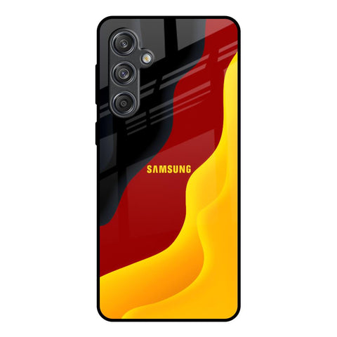Carnelian Gold Samsung Galaxy M55 5G Glass Back Cover Online