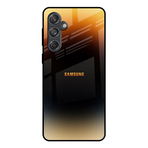 Grainy Yellow Samsung Galaxy M55 5G Glass Back Cover Online