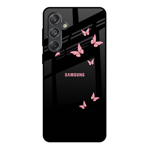 Fly Butterfly Samsung Galaxy M55 5G Glass Back Cover Online