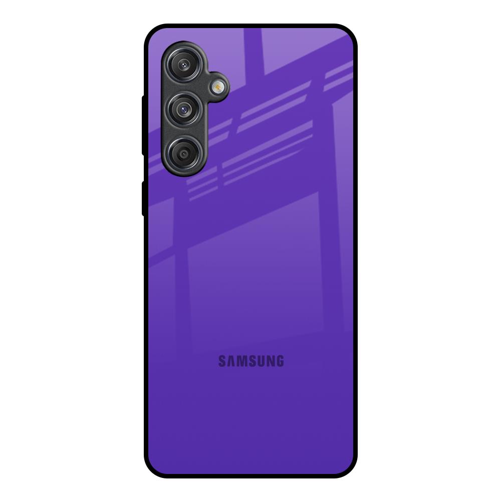 Amethyst Purple Samsung Galaxy M55 5G Glass Back Cover Online