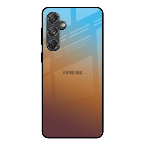 Rich Brown Samsung Galaxy M55 5G Glass Back Cover Online