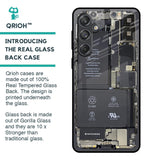 Skeleton Inside Glass Case for Samsung Galaxy M55 5G