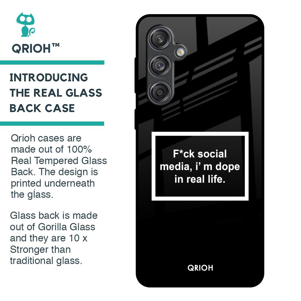 Dope In Life Glass Case for Samsung Galaxy M55 5G