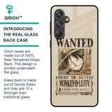 Luffy Wanted Glass Case for Samsung Galaxy M55 5G