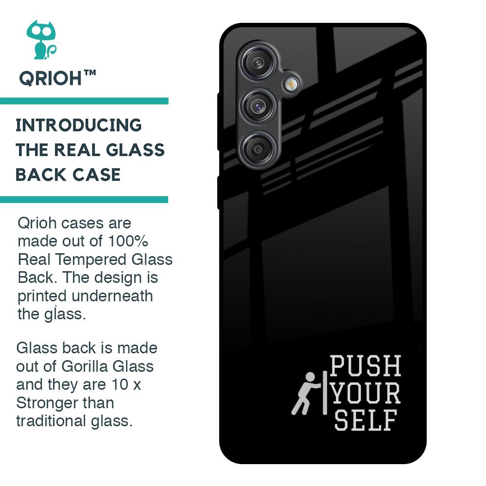 Push Your Self Glass Case for Samsung Galaxy M55 5G
