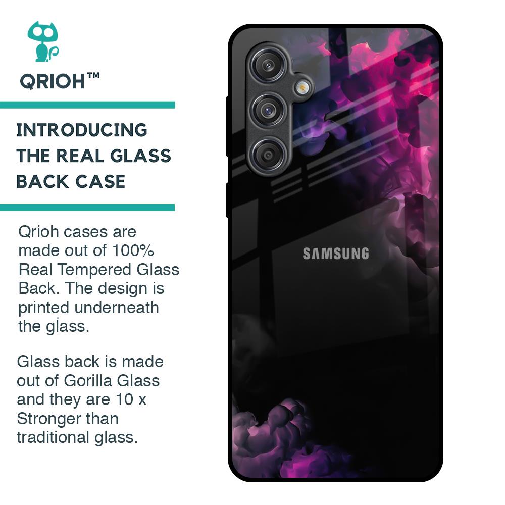 Pink Bust Glass Case for Samsung Galaxy M55 5G