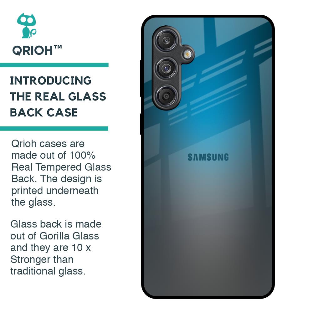 Cool Breeze Glass Case for Samsung Galaxy M55 5G