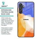 Creative Canvas Glass Case for Samsung Galaxy M55 5G