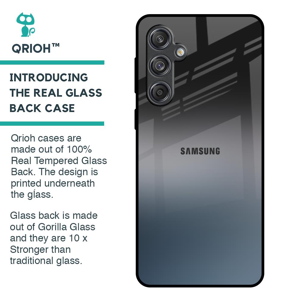 Dramatic Grey Glass Case for Samsung Galaxy M55 5G