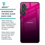 Purple Ombre Pattern Glass Case for Samsung Galaxy M55 5G