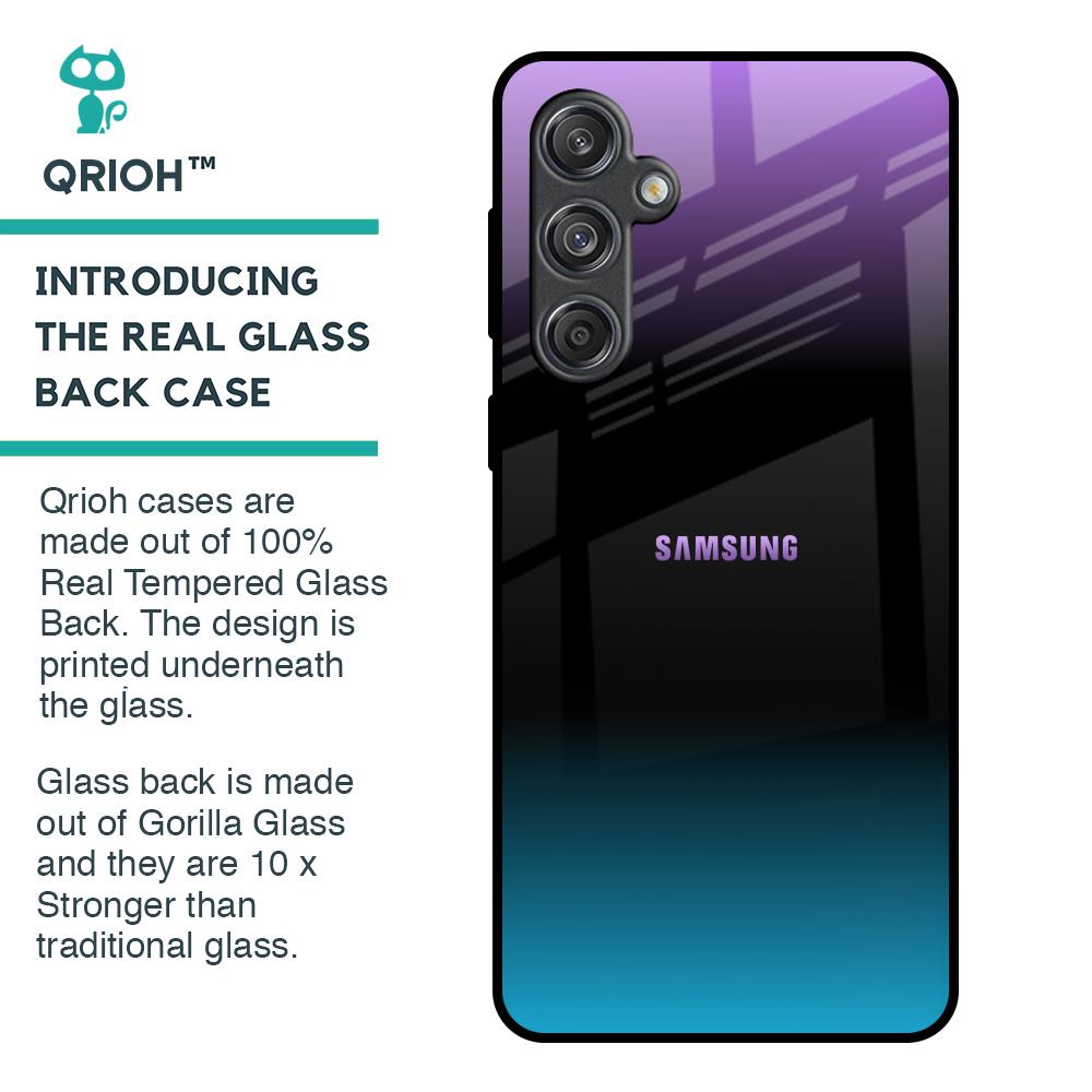 Purplemarine Glass Case for Samsung Galaxy M55 5G