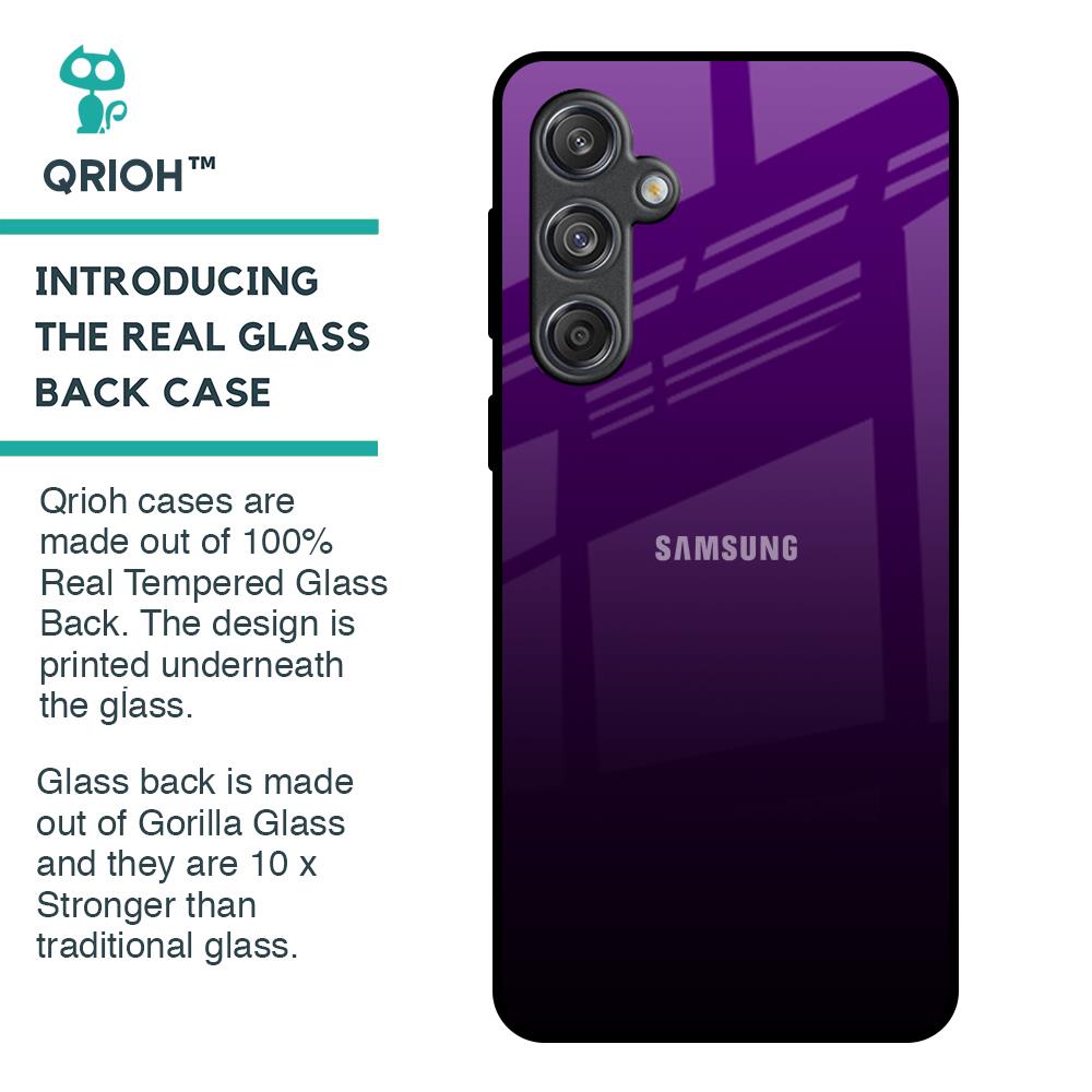 Harbor Royal Blue Glass Case For Samsung Galaxy M55 5G