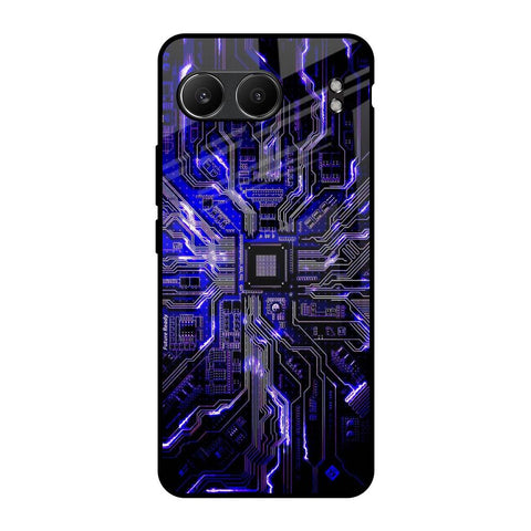 Techno Color Pattern OnePlus Nord 4 5G Glass Back Cover Online