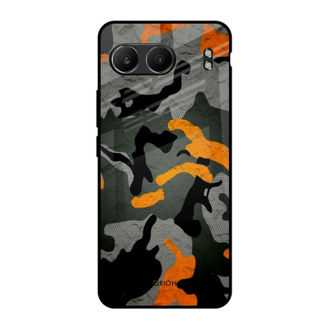 Camouflage Orange OnePlus Nord 4 5G Glass Back Cover Online