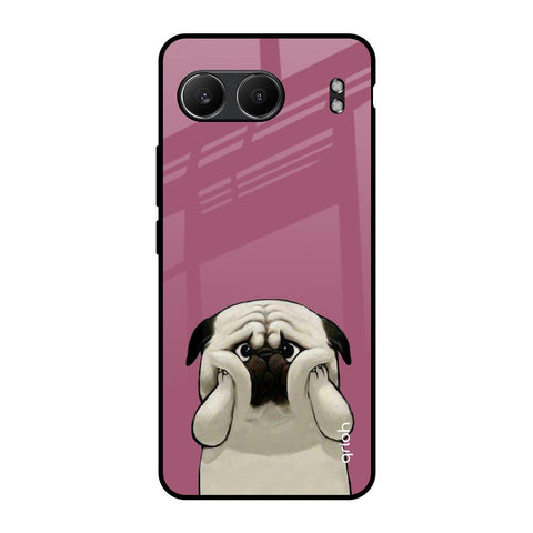 Funny Pug Face OnePlus Nord 4 5G Glass Back Cover Online