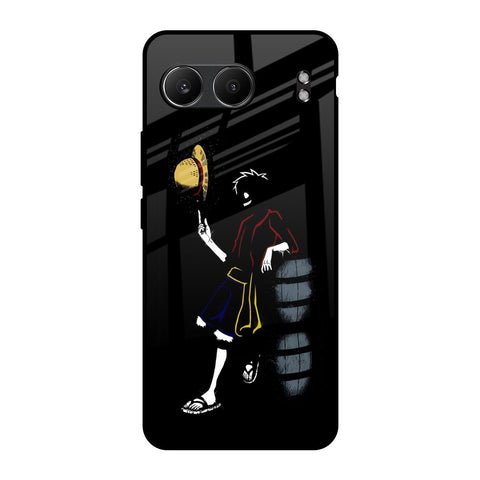 Luffy Line Art OnePlus Nord 4 5G Glass Back Cover Online