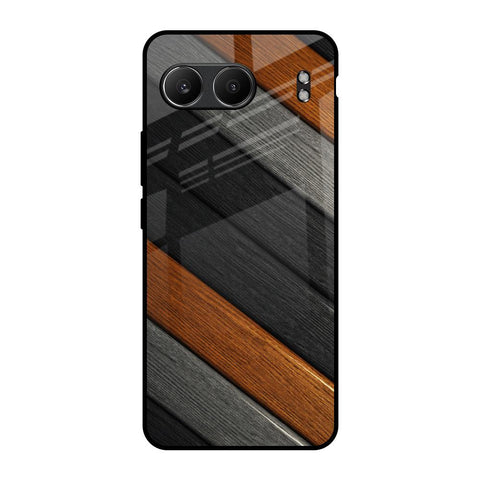 Tri Color Wood OnePlus Nord 4 5G Glass Back Cover Online