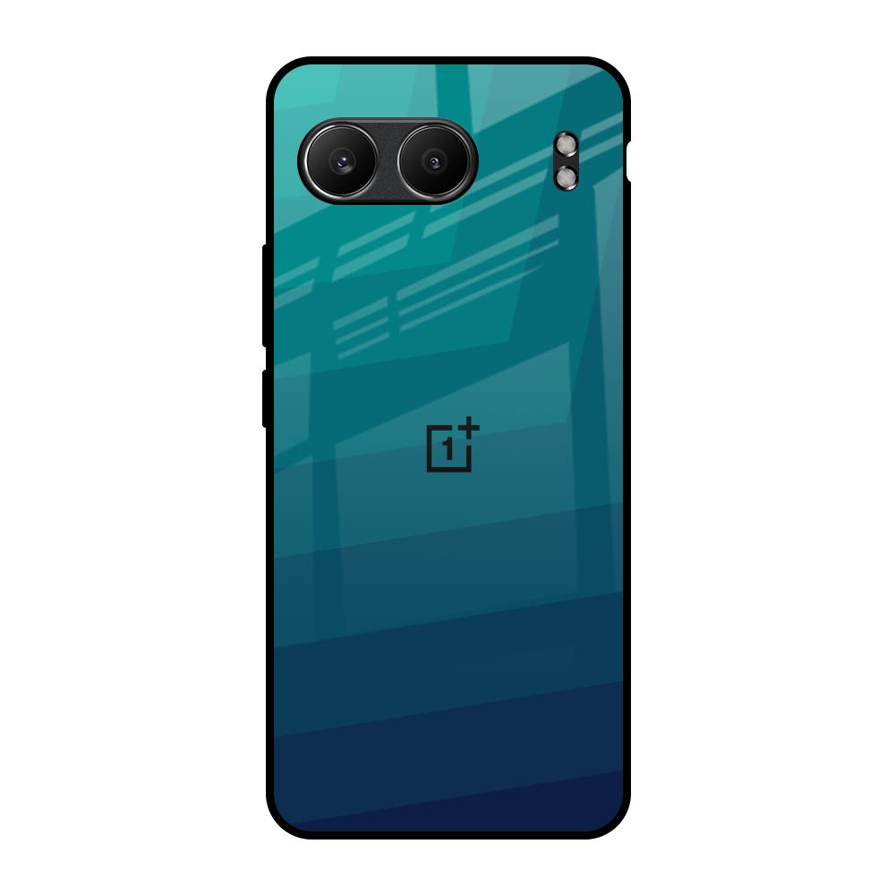 Green Triangle Pattern OnePlus Nord 4 5G Glass Back Cover Online
