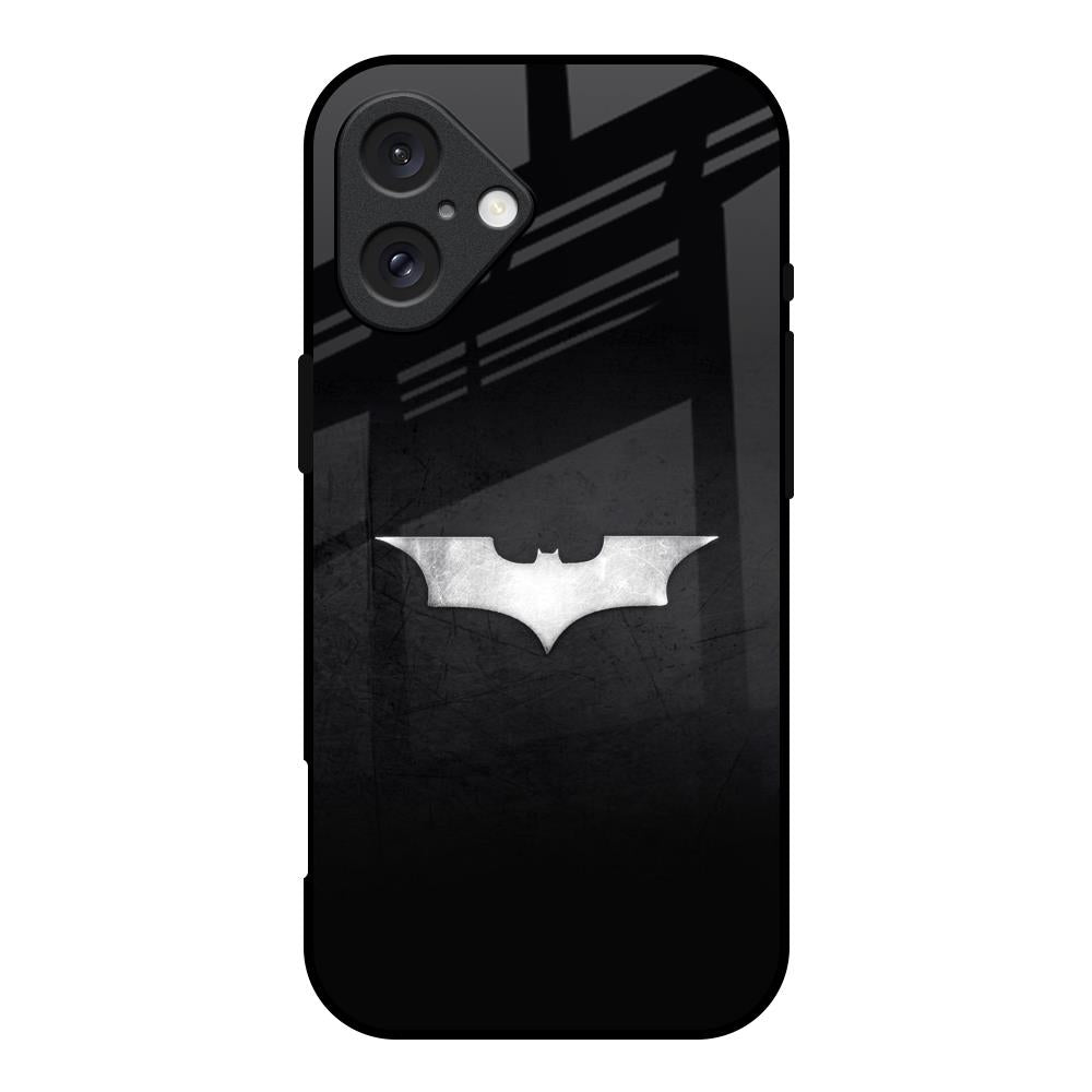 Super Hero Logo iPhone 16 Glass Back Cover Online