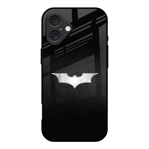 Super Hero Logo iPhone 16 Glass Back Cover Online