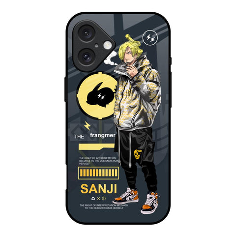 Cool Sanji iPhone 16 Glass Back Cover Online