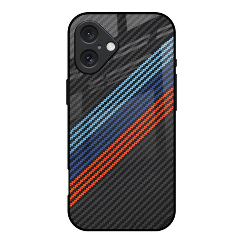 Carbon Inspired iPhone 16 Glass Back Cover Online