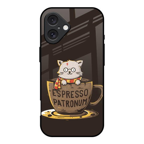 Tea With Kitty iPhone 16 Glass Back Cover Online
