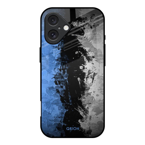 Dark Grunge iPhone 16 Glass Back Cover Online