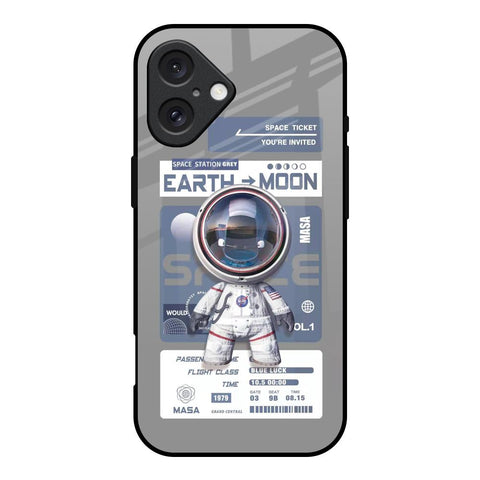 Space Flight Pass iPhone 16 Glass Back Cover Online