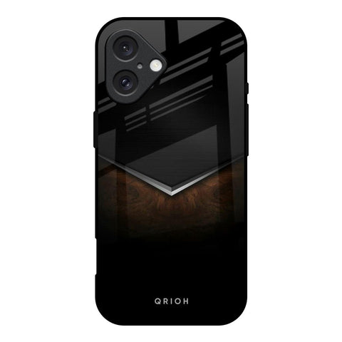 Dark Walnut iPhone 16 Glass Back Cover Online