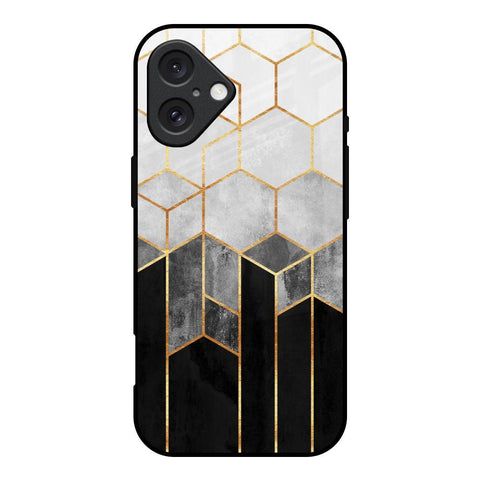 Tricolor Pattern iPhone 16 Glass Back Cover Online