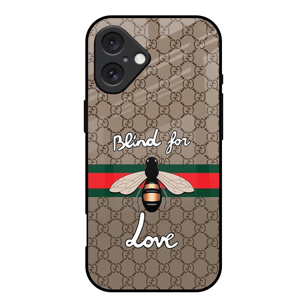 Blind For Love iPhone 16 Glass Back Cover Online
