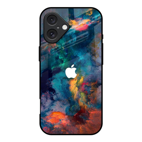 Colored Storm iPhone 16 Glass Back Cover Online