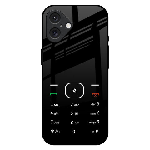 Classic Keypad Pattern iPhone 16 Plus Glass Back Cover Online