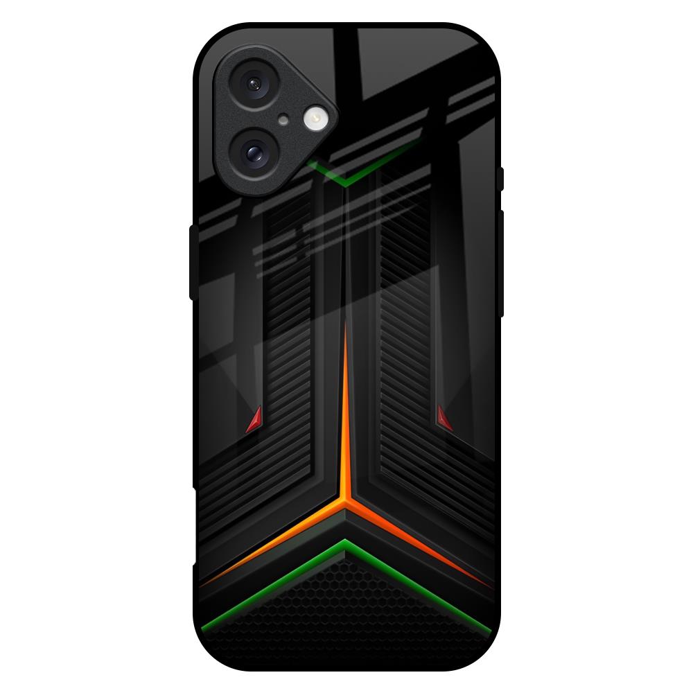 Modern Ultra Chevron iPhone 16 Plus Glass Back Cover Online