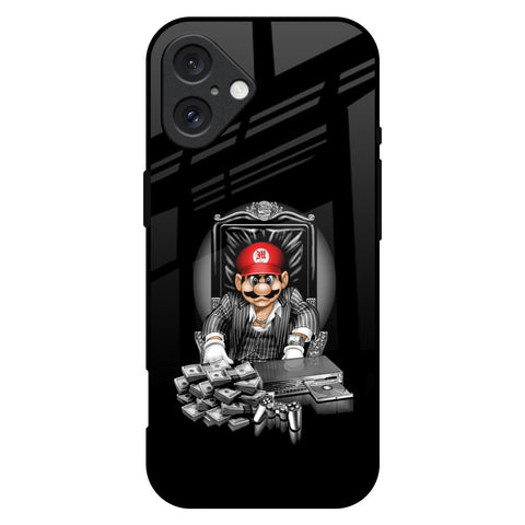 Dark Secret iPhone 16 Plus Glass Back Cover Online