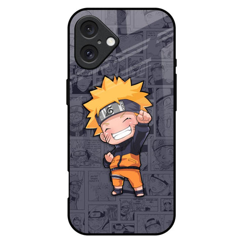 Orange Chubby iPhone 16 Plus Glass Back Cover Online