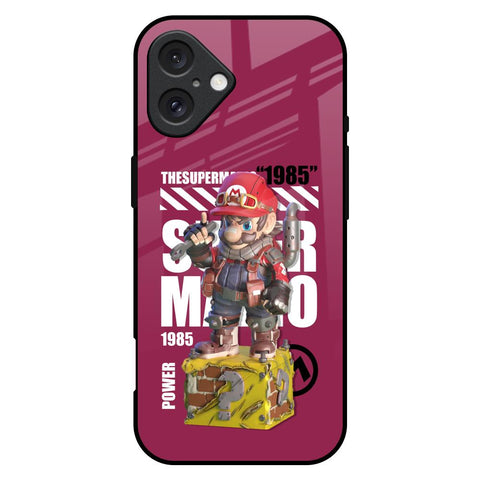 Gangster Hero iPhone 16 Plus Glass Back Cover Online