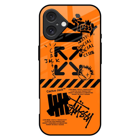 Anti Social Club iPhone 16 Plus Glass Back Cover Online