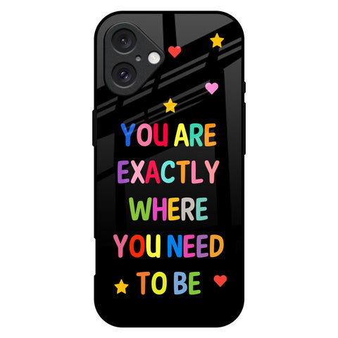 Magical Words iPhone 16 Plus Glass Back Cover Online