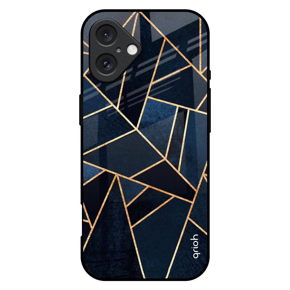 Abstract Tiles iPhone 16 Plus Glass Back Cover Online