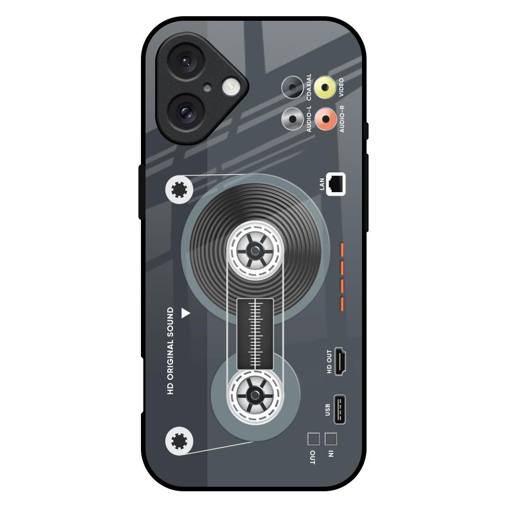 Retro Recorder iPhone 16 Plus Glass Back Cover Online