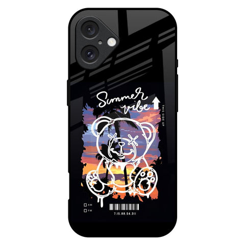 Summer Vibe iPhone 16 Plus Glass Back Cover Online
